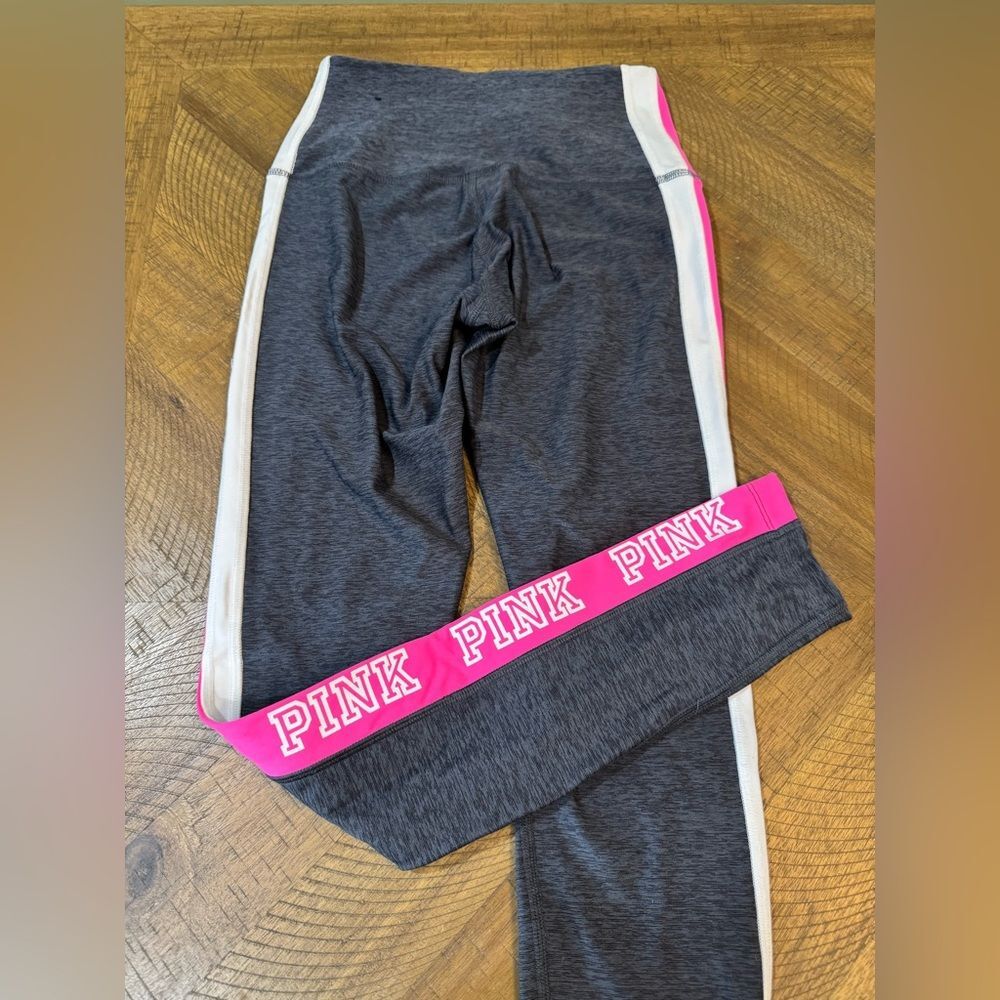 PINK Victoria's Secret Ultimate Charcoal and Hot Pink Leggings - Picture 6 of 6